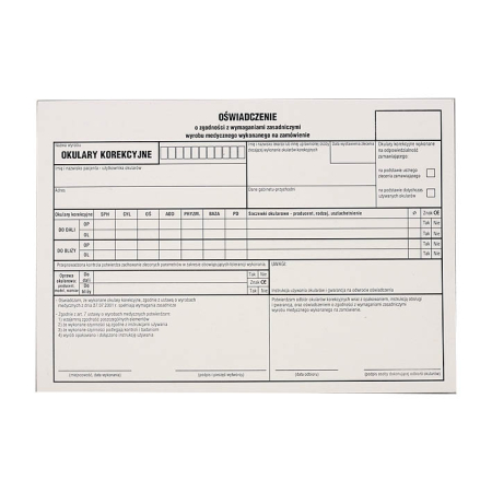 Oświadczenie 65.0003